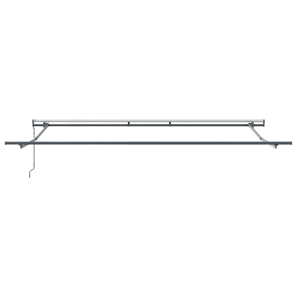 Utrækkelig Markise Flerfarvet 400 × 350 cm Stof og aluminium