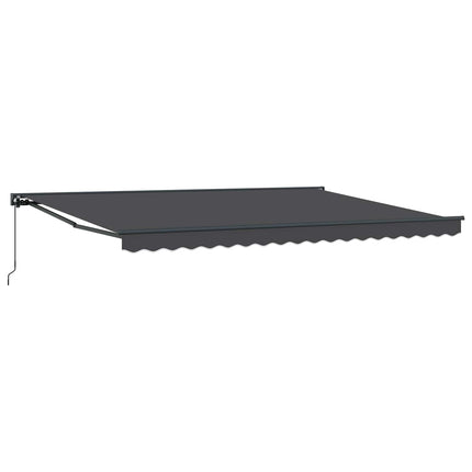 Markiseramme Antracit 450 × 300 cm Polyester med PU belægning