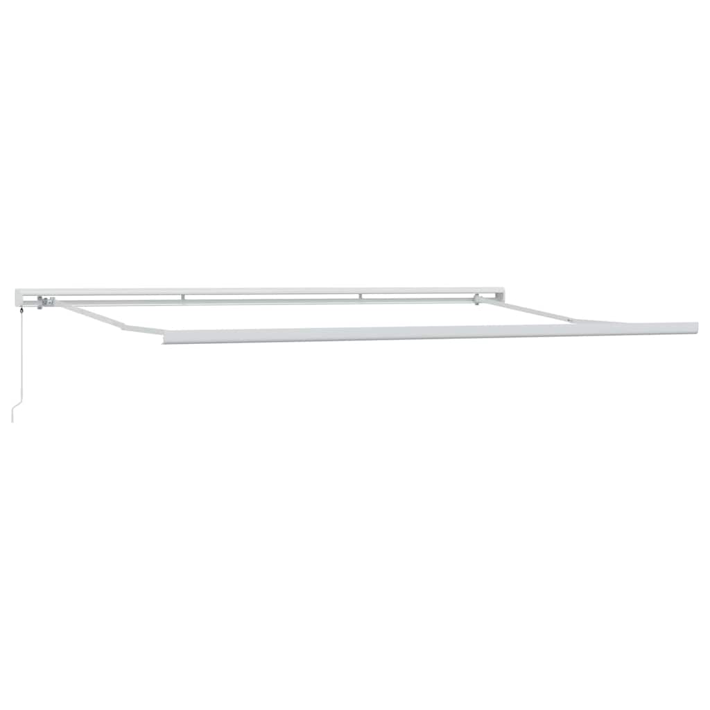 Utrækkelig Markise Rød og Sort 450 × 300 cm Stof og Metal