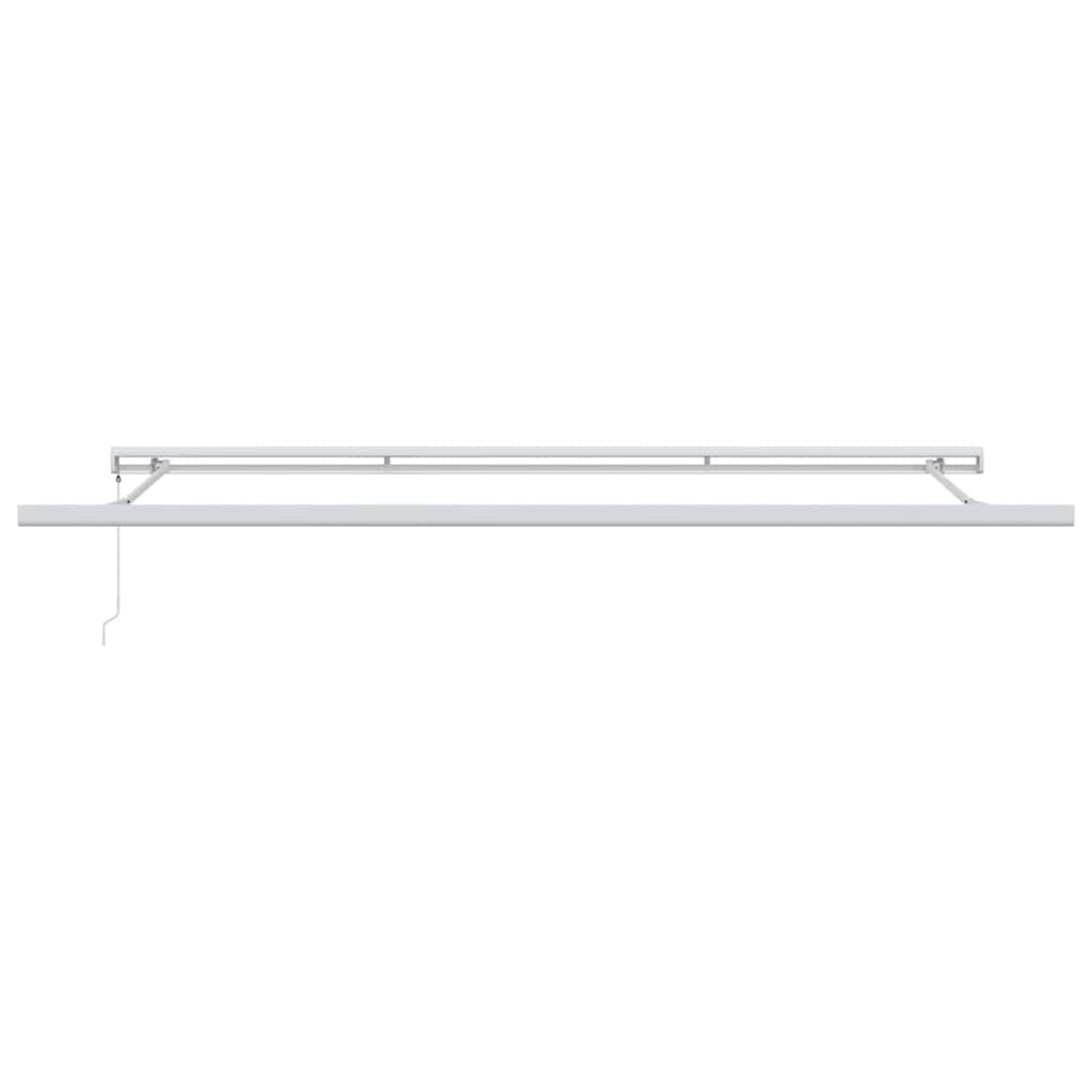 Utrækkelig Markise Rød og Sort 450 × 300 cm Stof og Metal