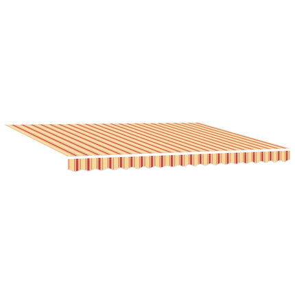 Udtrækkelig markise Gul og orange 450 × 300 cm