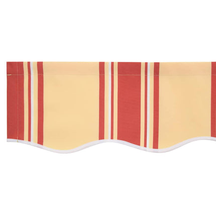 Udtrækkelig markise Gul og orange 450 x 300 x 165 cm