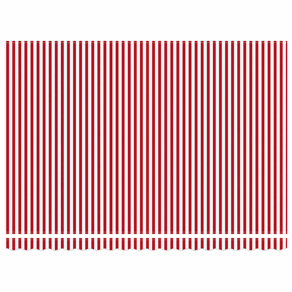 Udtrækkelig markise Rød 450 × 300 cm Polyester og Aluminium