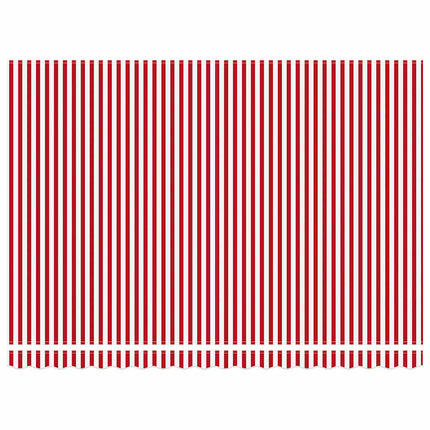 Udtrækkelig markise Rød og Hvid 450 x 300 x 165 cm