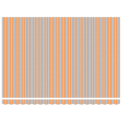 Udtrækkelig markise Flerfarvet 450 × 300 cm Stof og aluminium