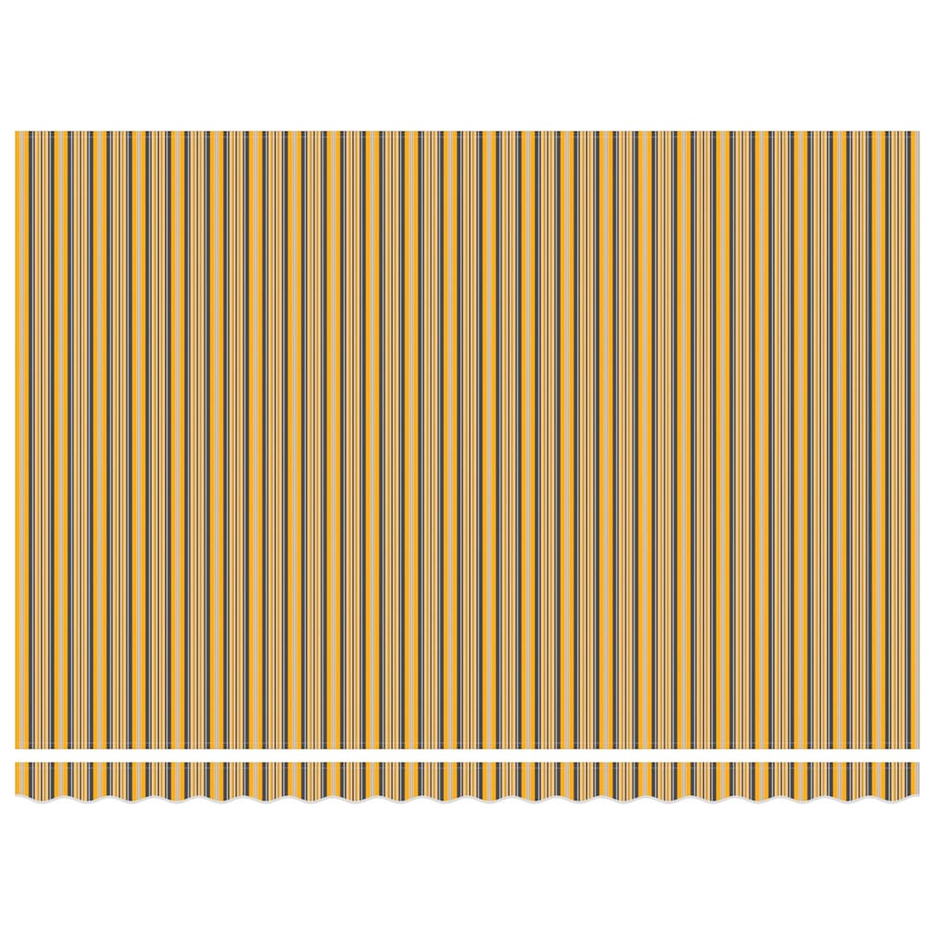 Utrækkelig Markise Flerfarvet 450 × 300 cm Polyester og metal
