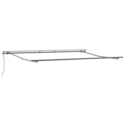 Udtrækkelig markise Flerfarvet 450 × 300 cm Stof og aluminium