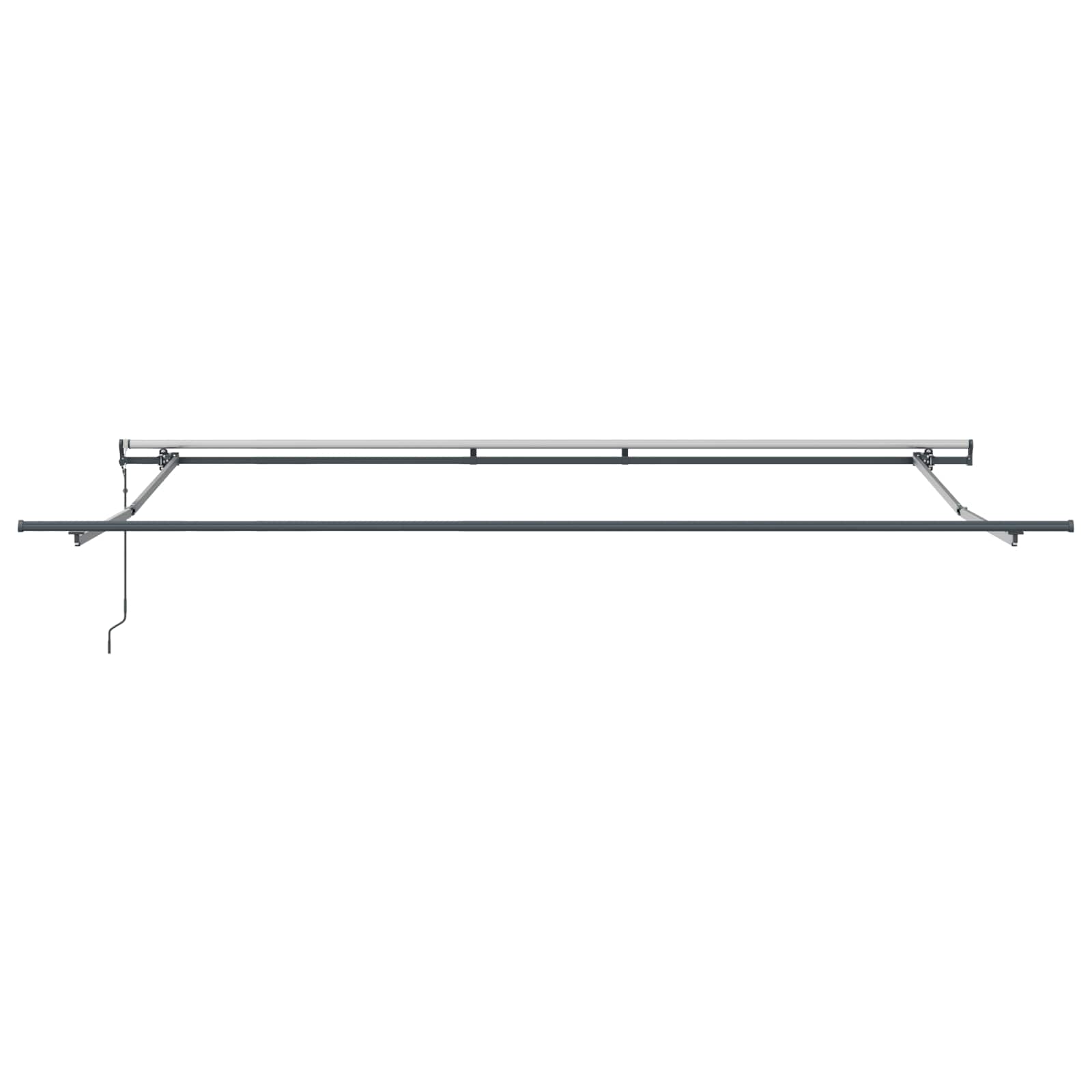Utrækkelig Markise Flerfarvet 450 × 300 cm Stof og aluminium
