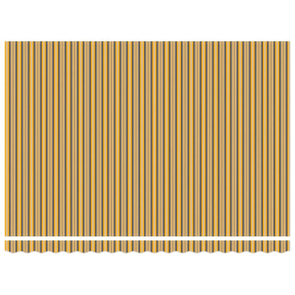 Udtrækkelig markise Flerfarvet 450 × 300 cm Polyester og metal