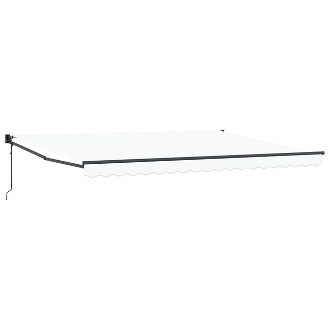 Markise Hvid 450 x 300 x 165 cm Polyester og metal