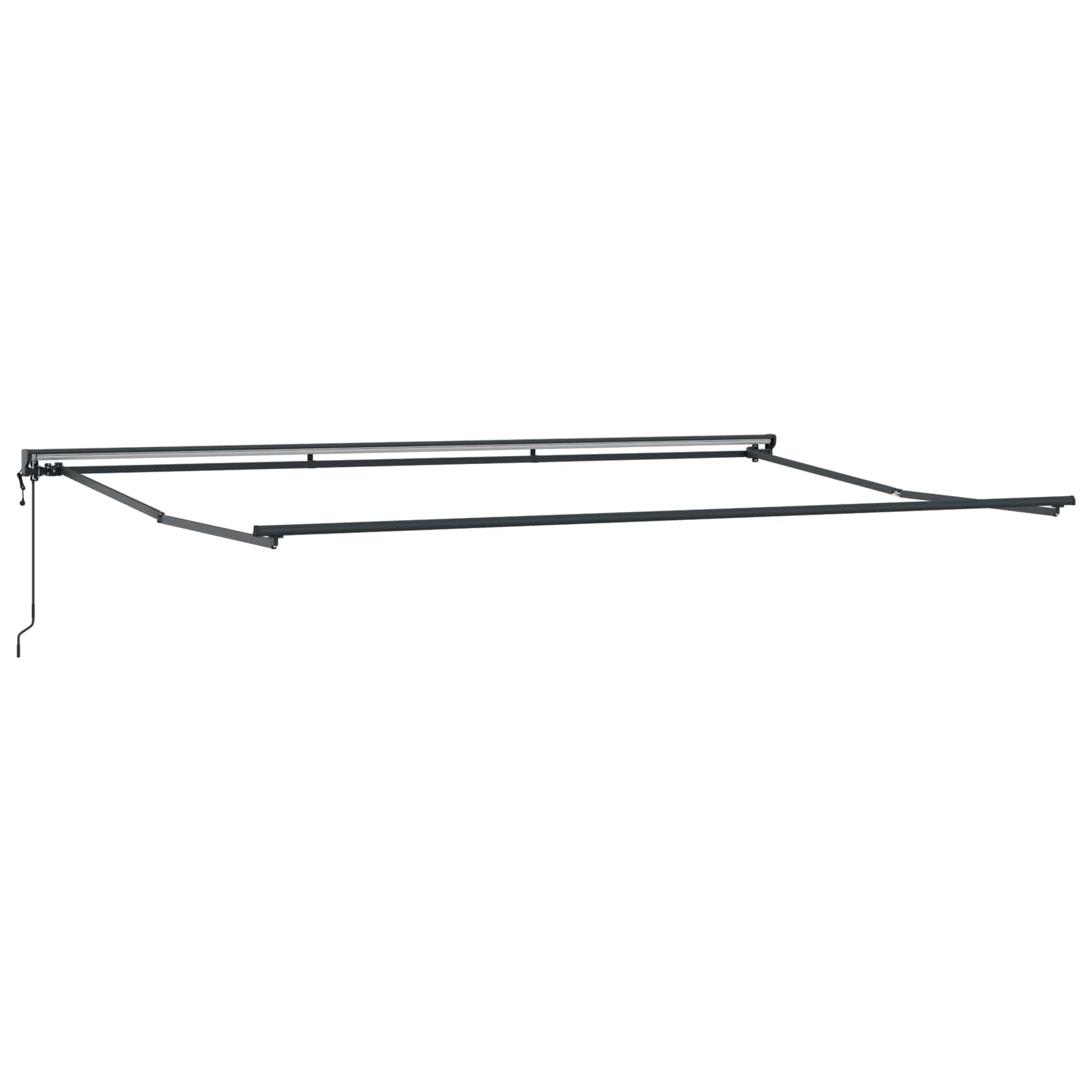 Markiseramme Blå og Hvid 500 × 300 cm