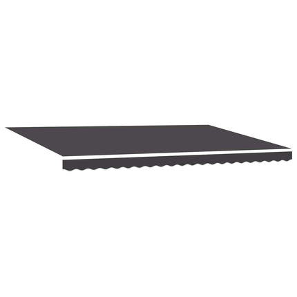 Markiseramme Antracit 500 × 300 cm Polyester med PU belægning
