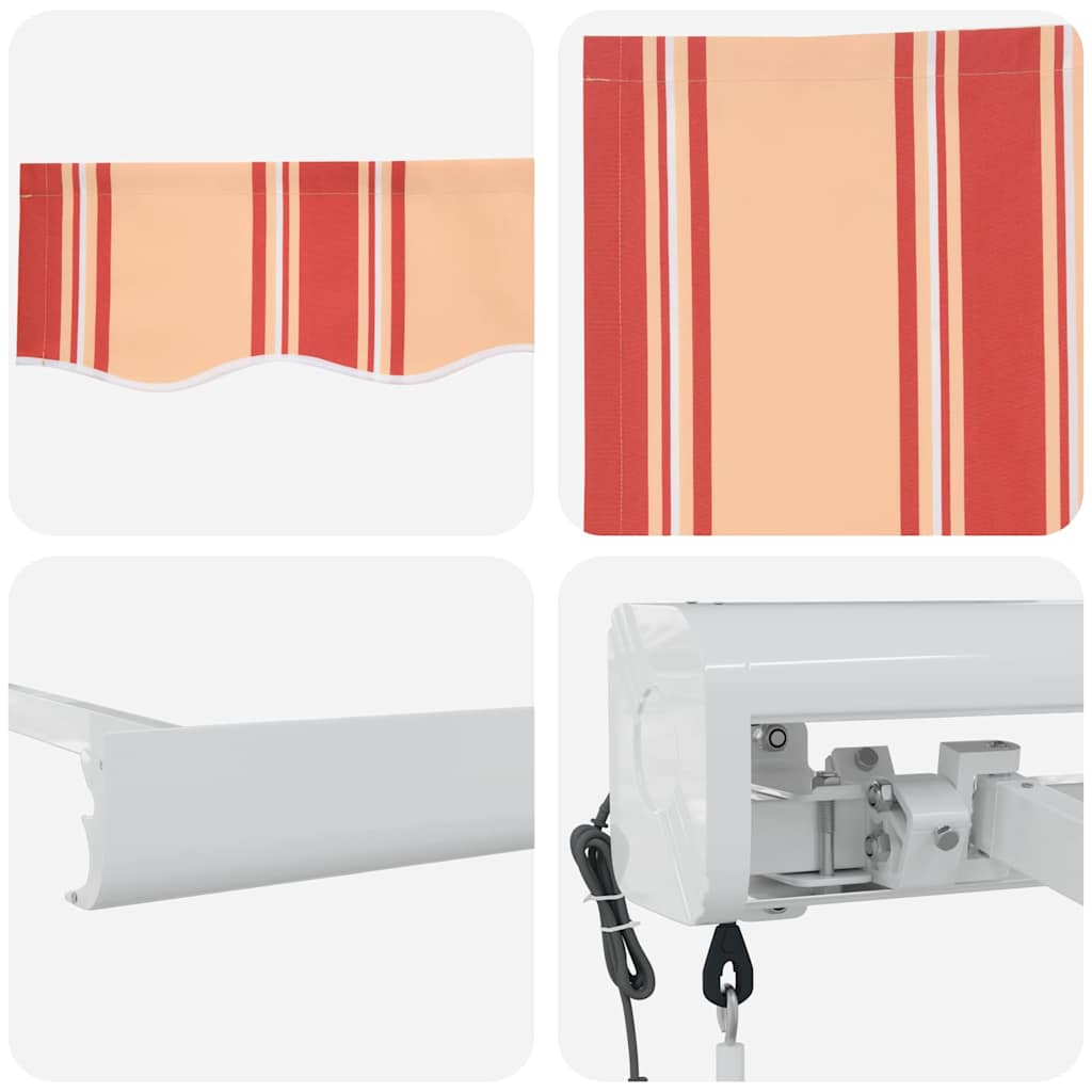 Markise Gul og orange 500 x 300 x 165 cm Polyester og Aluminium