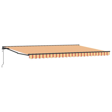 Markiseramme Flerfarvet 500 × 300 cm Polyester med PU belægning