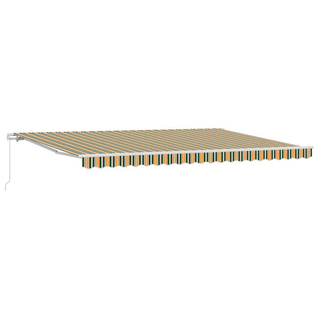 Udtrækkelig markise Flerfarvet 500 × 300 cm