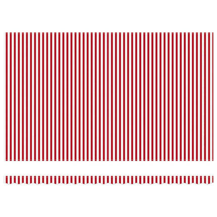 Udtrækkelig markise Rød og Hvid 500 × 350 cm Stof og aluminium