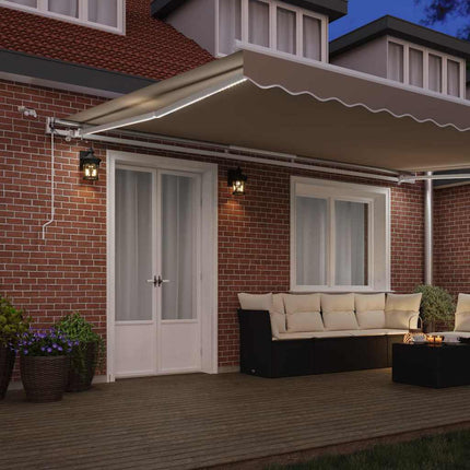 Markiseduge Beige 500 × 350 cm Polyester