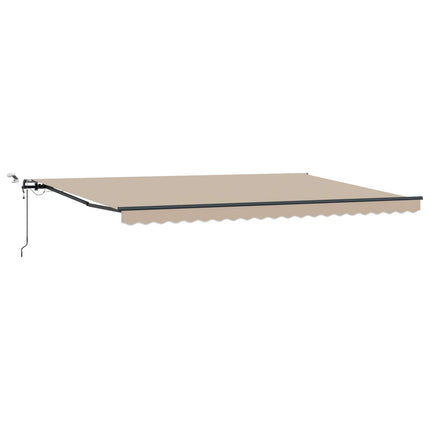 Markiseduge Beige 500 × 350 cm Polyester