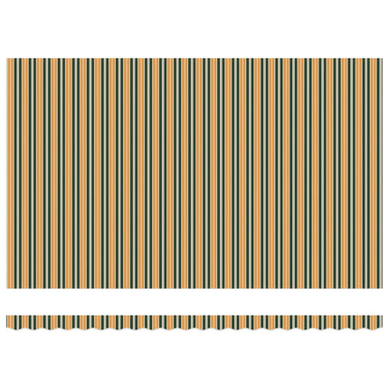 Udtrækkelig markise Grøn og gul 500 × 350 cm Stof og aluminium