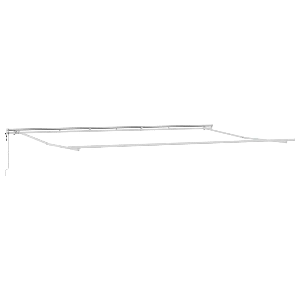 Udtrækkelig markise Flerfarvet 600 × 300 cm Stof og aluminium