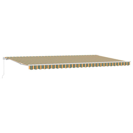 Udtrækkelig markise Flerfarvet 600 × 300 cm
