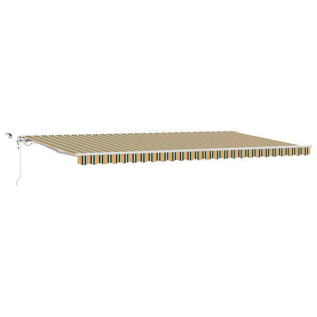 Markiseduge Grøn og Gul 600 × 300 cm Polyester