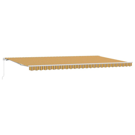 Udtrækkelig markise Flerfarvet 600 × 350 cm