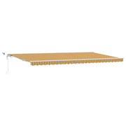 Markiseduge Flerfarvet 600 × 350 cm Polyester