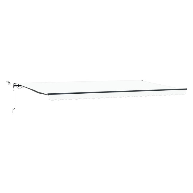 Markiseduge Hvid 600 × 350 cm Polyester