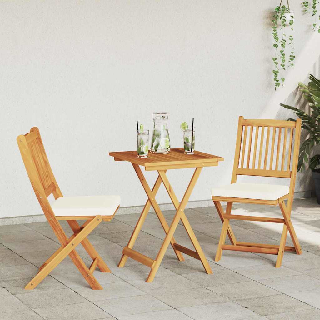 Have Bistro Sæt 3 pcs Brun Massivt Akacietræ