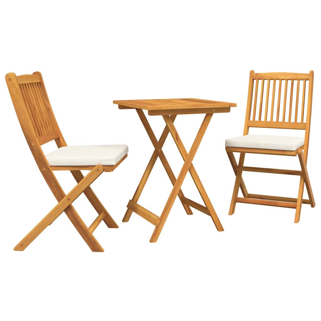 Have Bistro Sæt 3 pcs Brun Massivt Akacietræ