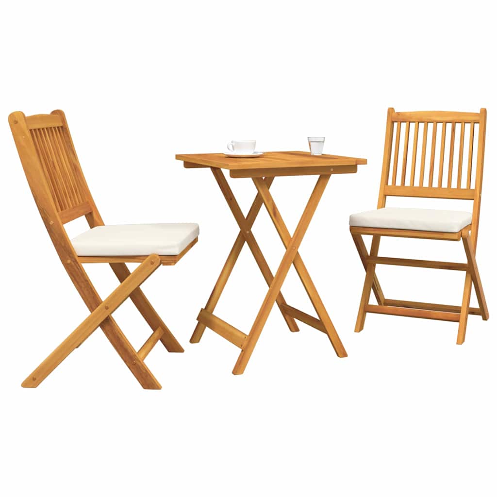 Have Bistro Sæt 3 pcs Brun Massivt Akacietræ