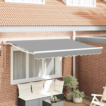 Markiseramme Indstillelig Hvid 2,5 x 2 m Stål