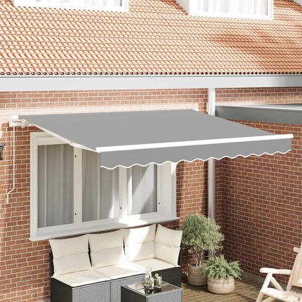 Markiseramme Hvid 3 x 2 m Metal