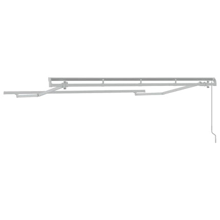 Markiseramme Hvid 3 x 2 m Metal