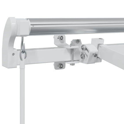 Markiseramme Hvid 4 x 2 m Metal
