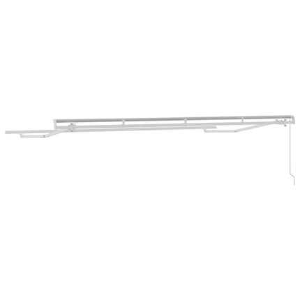 Markiseramme Hvid 4 x 2 m Metal