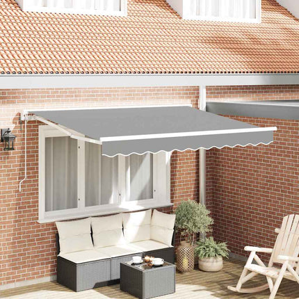 Markiseramme Hvid 3 x 2 m Metal