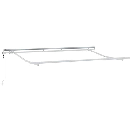 Markiseramme Hvid 3,5 x 2 m Metal