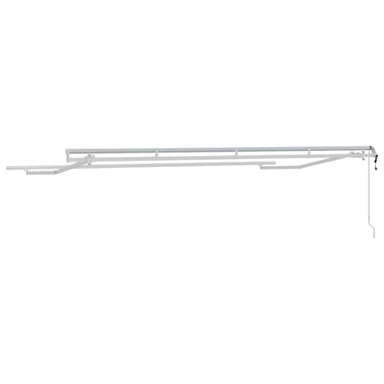 Markiseramme Hvid 4 x 2 m Metal