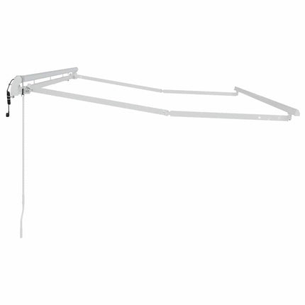 Markiseramme Hvid 4 x 2 m Metal