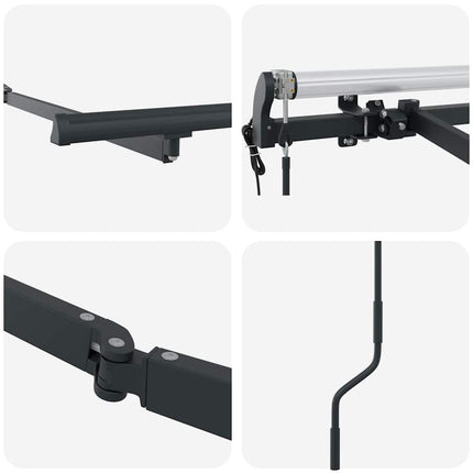 Markiseramme Antracit 4 x 2 m Metal