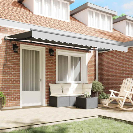 Markiseramme Antracit 4 x 2 m Metal