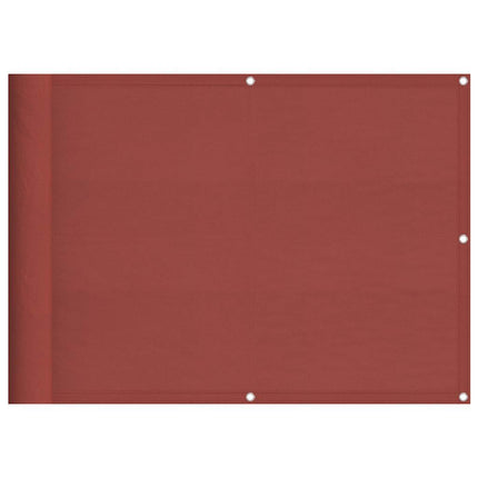 altanafskærmning 75x1000 cm 100 % polyester terrakottafarvet