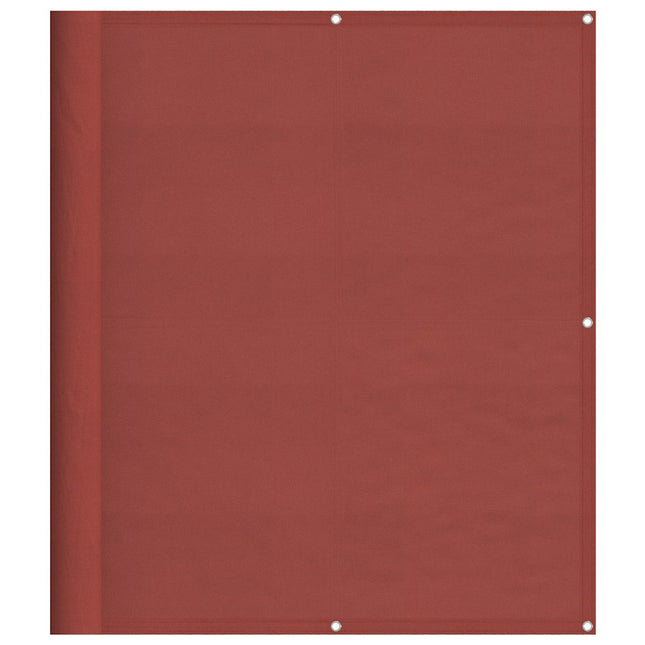 altanafskærmning 120x1000 cm 100 % polyester terrakottafarvet