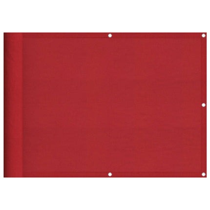 altanafskærmning 75x800 cm 100 % polyester rød