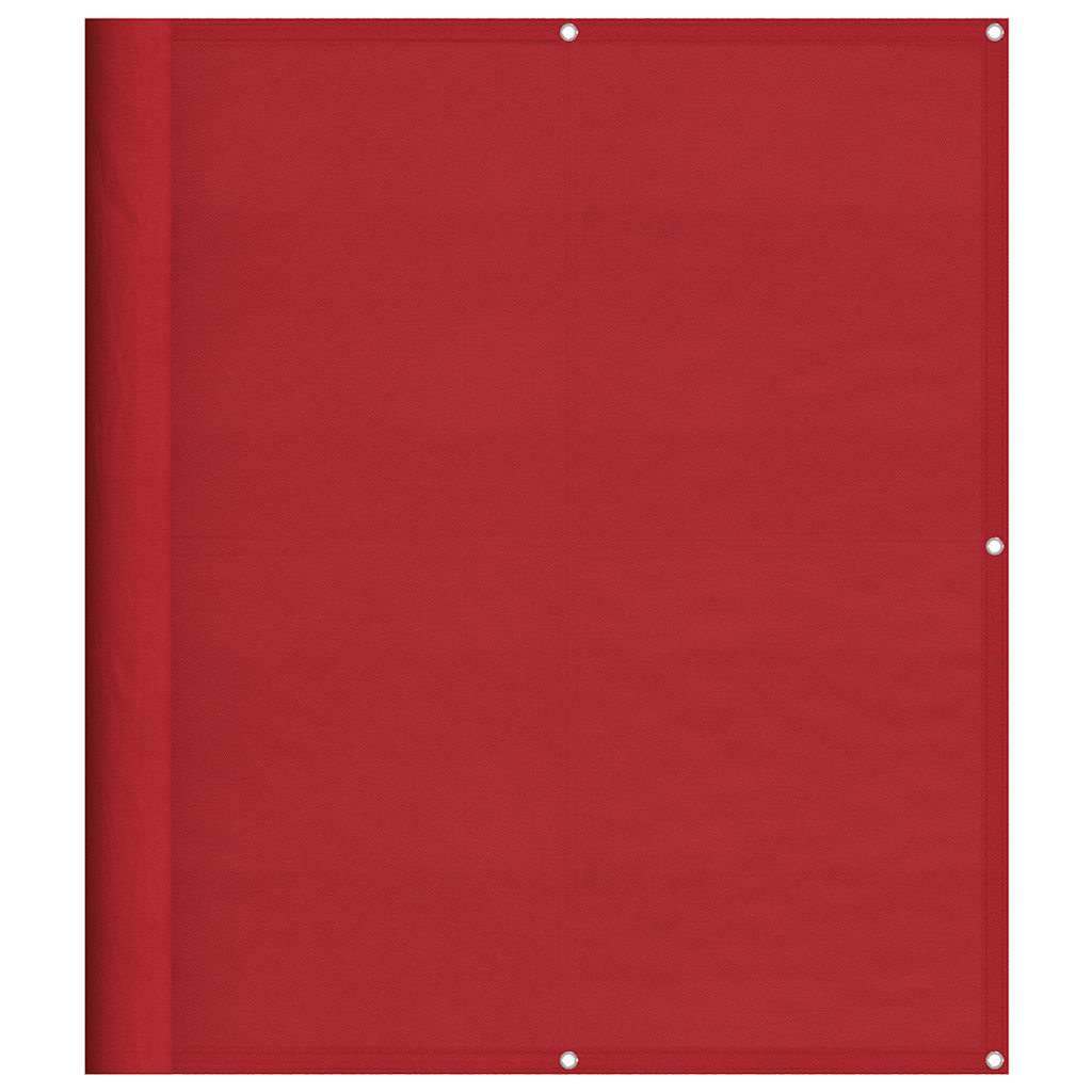 altanafskærmning 120x700 cm 100 % polyester rød