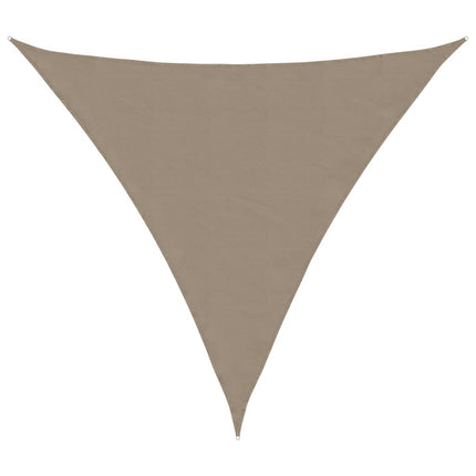 solsejl 2x2x2 m 100 % polyesterstof gråbrun