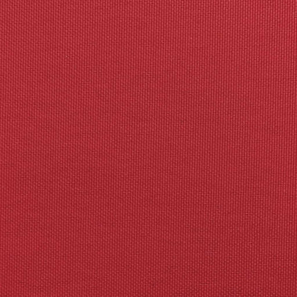 solsejl 7x5x5 m 100 % polyesterstof rød