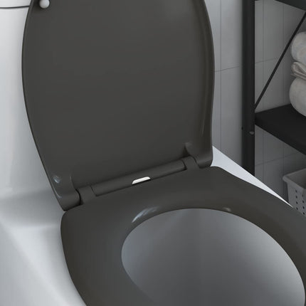 Toilet sæde Antracit 47 x 37 x 4 cm Duroplast